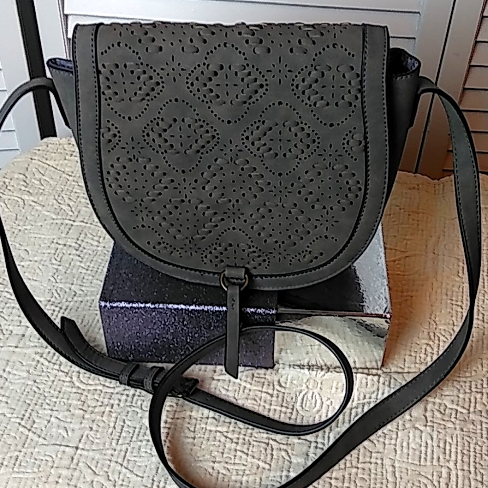 OKPTA Suede Crossbody Bag